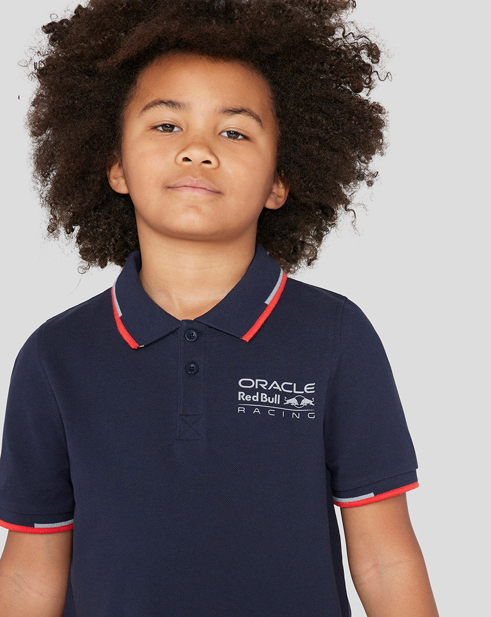 Oracle Red Bull Racing Junior Core Polo - Night Sky - Night Sky