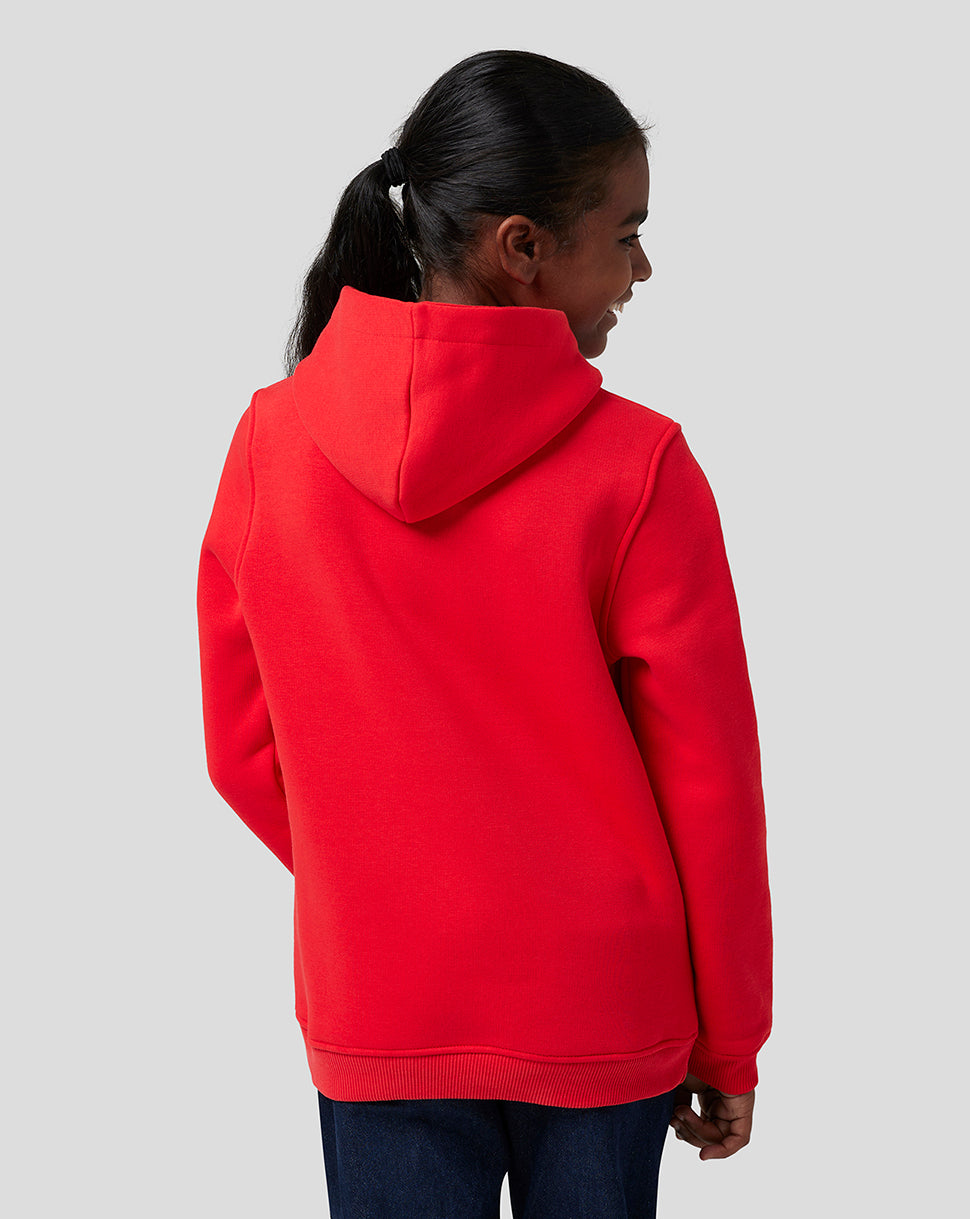 Junior Oracle Red Bull Racing Core Overhead Hoodie - Flame Scarlet - Flame Scarlet