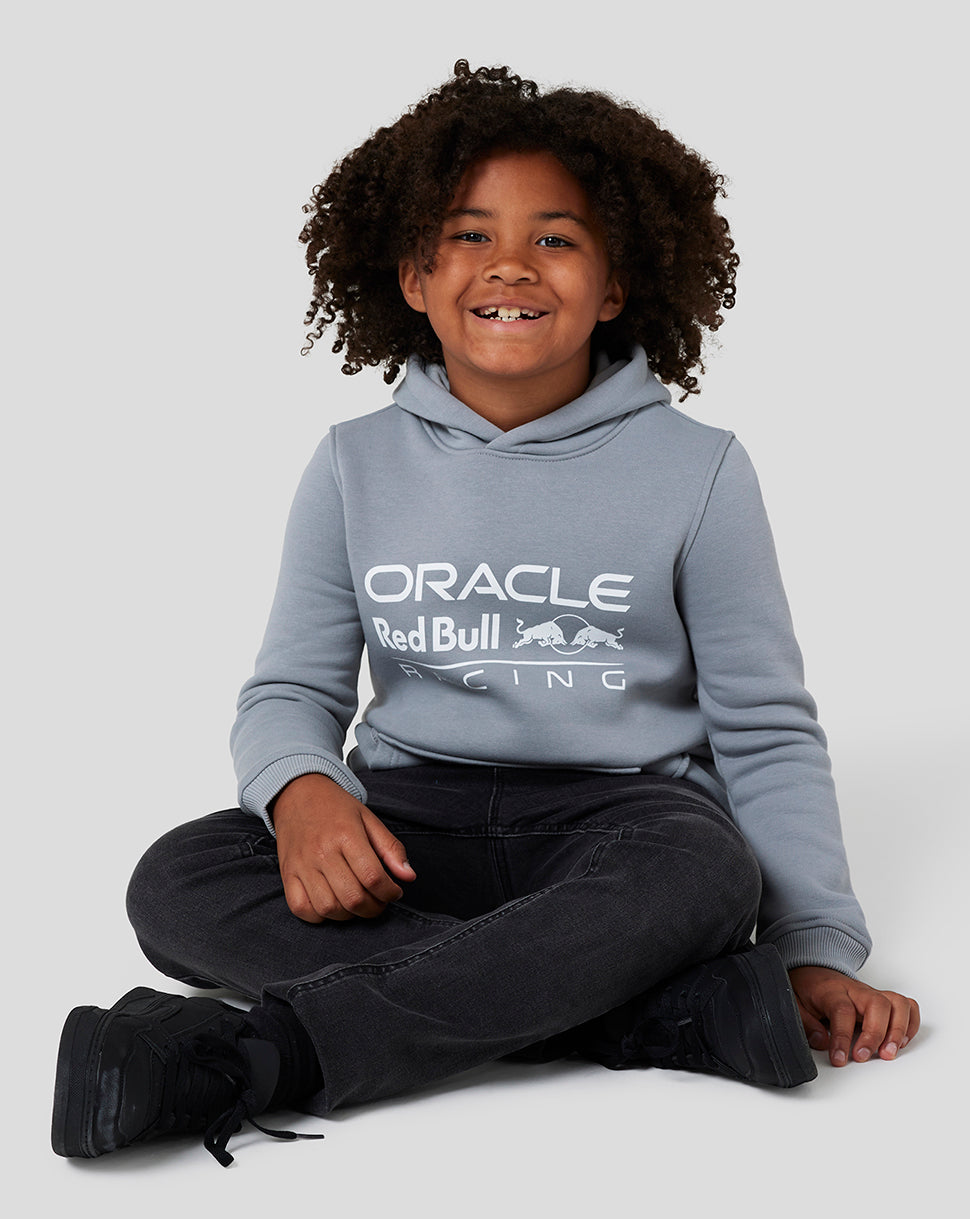 Oracle Red Bull Racing Junior Core Overhead Hoodie - Grey - Grey