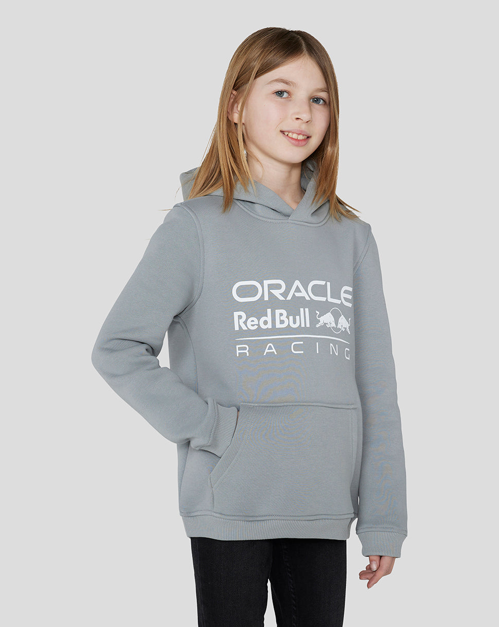 Oracle Red Bull Racing Junior Core Overhead Hoodie - Grey - Grey