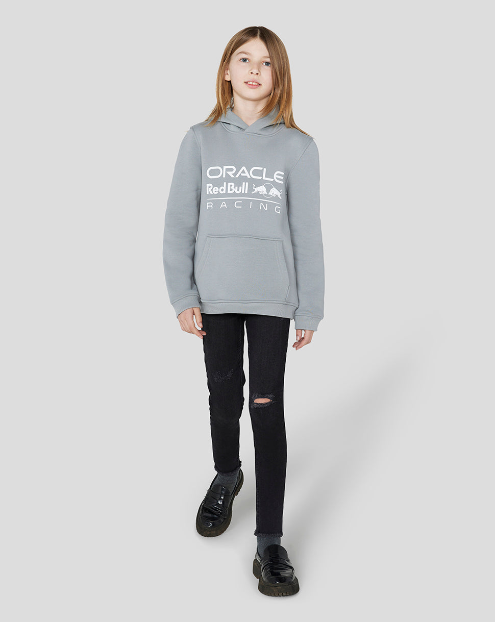Oracle Red Bull Racing Junior Core Overhead Hoodie - Grey - Grey
