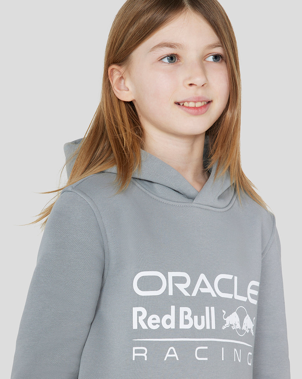 Oracle Red Bull Racing Junior Core Overhead Hoodie - Grey - Grey