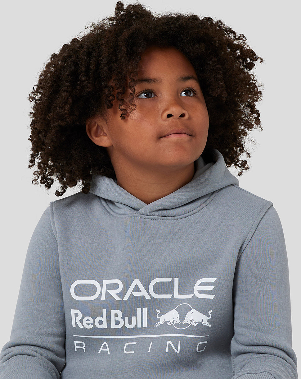 Oracle Red Bull Racing Junior Core Overhead Hoodie - Grey - Grey