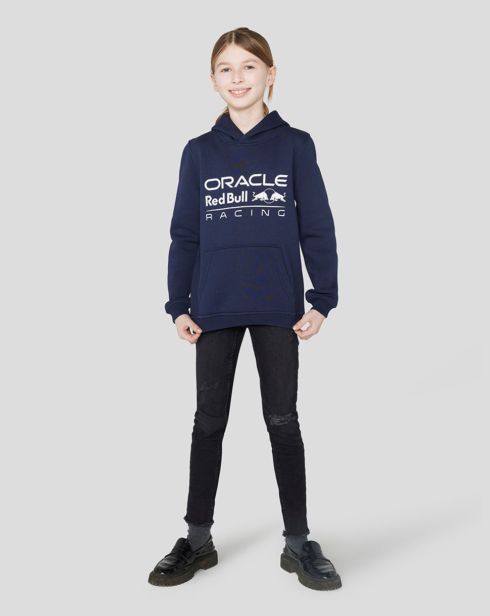 Junior Oracle Red Bull Racing Core Overhead Hoodie - Night Sky - Night Sky