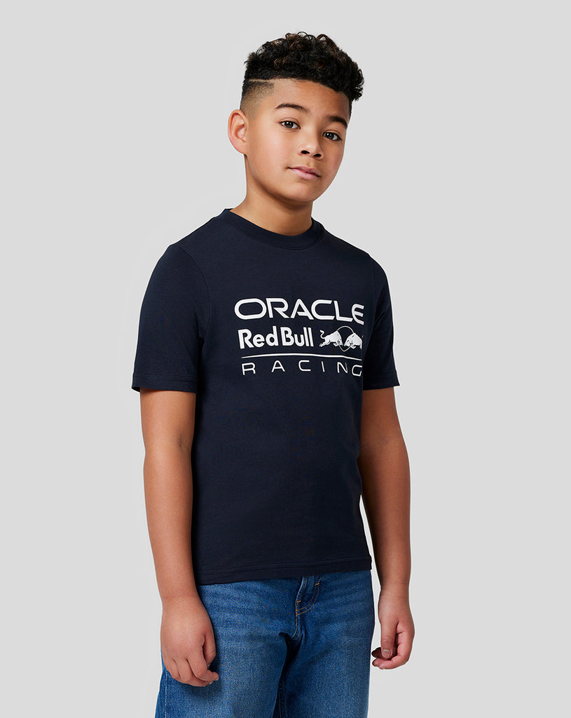Oracle Red Bull Racing Junior Large Front Logo T-Shirt - Night Sky