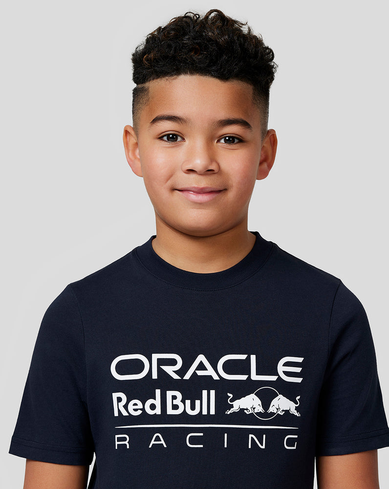 Oracle Red Bull Racing Junior Large Front Logo T-Shirt - Night Sky