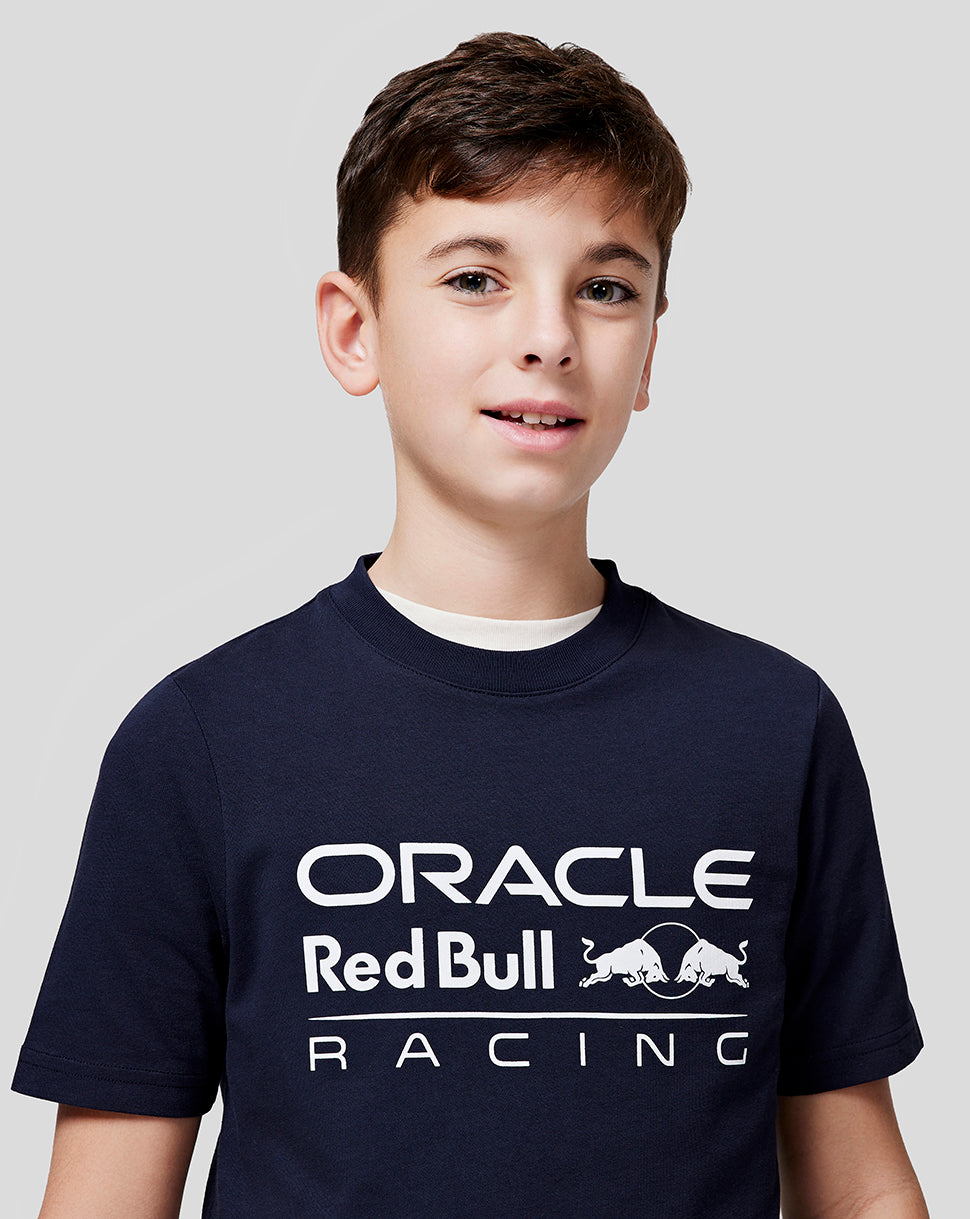 Oracle Red Bull Racing Junior Large Front Logo T-Shirt - Night Sky - Night Sky