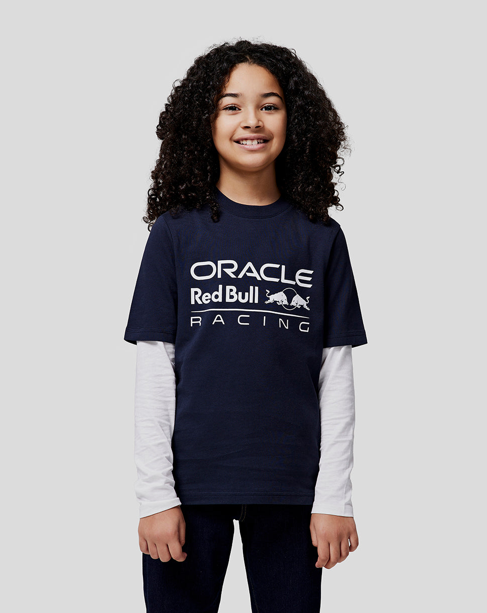 Oracle Red Bull Racing Junior Large Front Logo T-Shirt - Night Sky - Night Sky