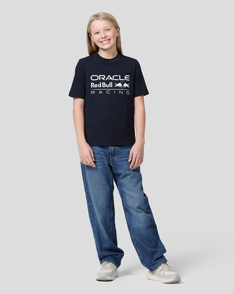 Oracle Red Bull Racing Junior Large Front Logo T-Shirt - Night Sky - Night Sky