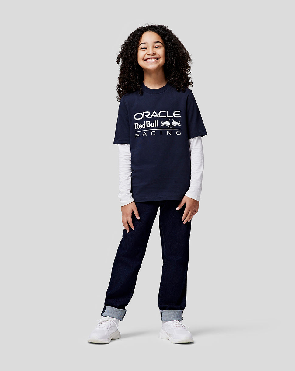 Oracle Red Bull Racing Junior Large Front Logo T-Shirt - Night Sky - Night Sky