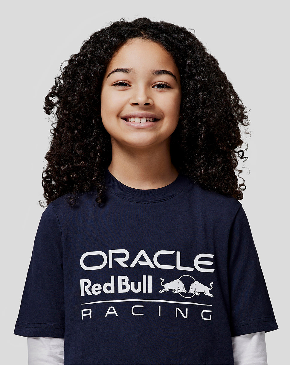 Oracle Red Bull Racing Junior Large Front Logo T-Shirt - Night Sky - Night Sky