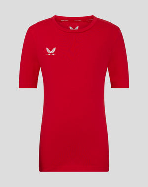 Junior Cotton Leisure Tee - True Red