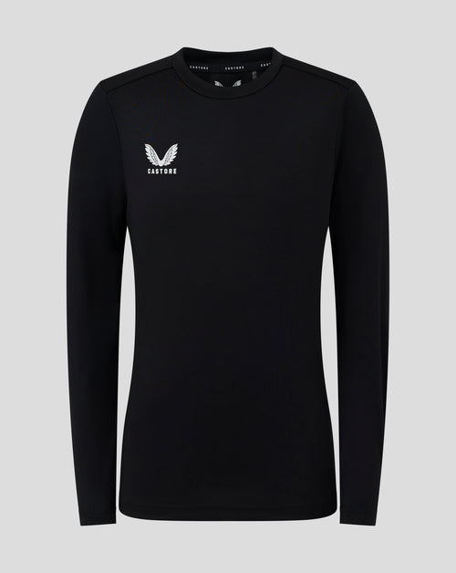 Junior Long Sleeve Performance Tee - Caviar