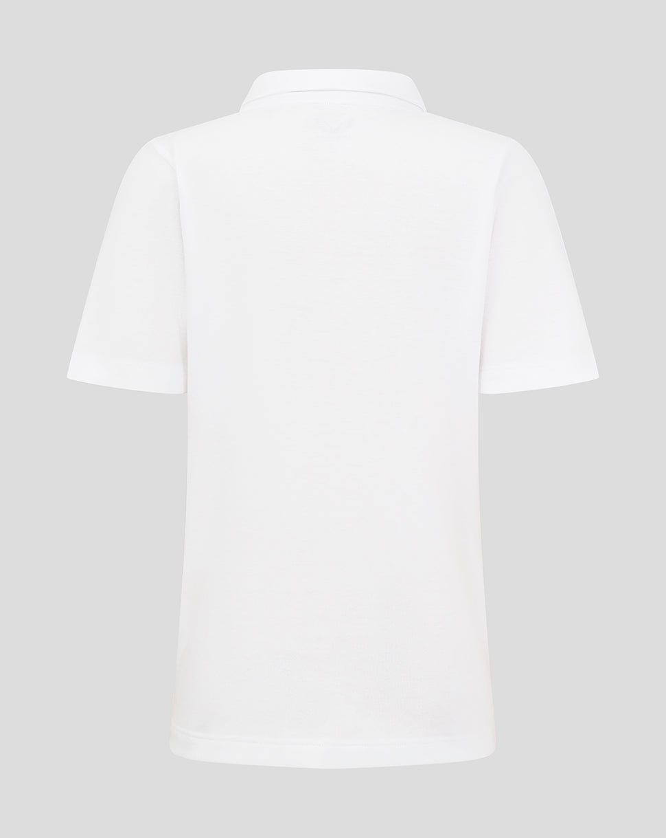 Junior Cotton Leisure Polo - Brilliant White - Brilliant White