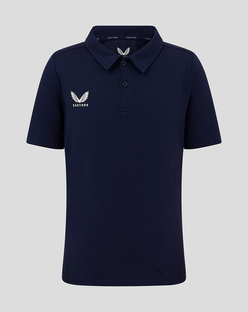 Junior Cotton Leisure Polo - Peacoat
