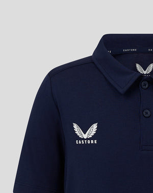 Junior Cotton Leisure Polo - Peacoat