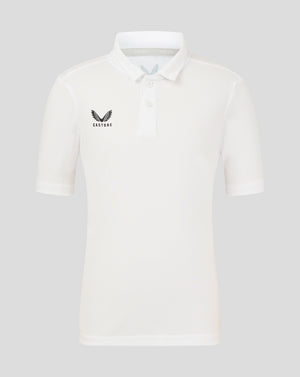 Junior Performance Polo - Brilliant White