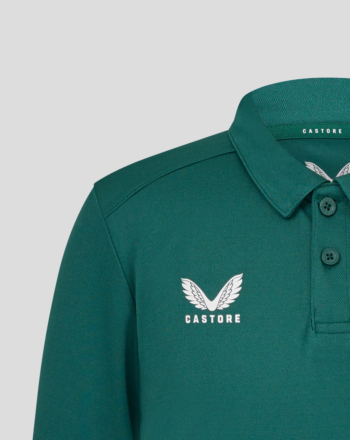Leicester Tigers Junior 25/26 Short Sleeve Training Polo - Botanical - Botanical Garden