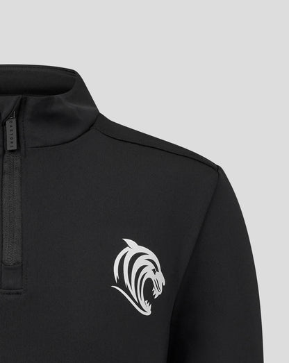 Leicester Tigers Junior 25/26 Training Midlayer - Caviar