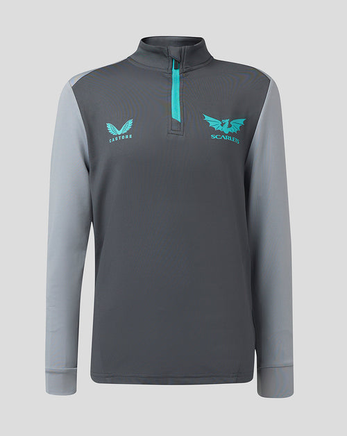 Scarlets Junior 23/24 Quarter Zip Midlayer