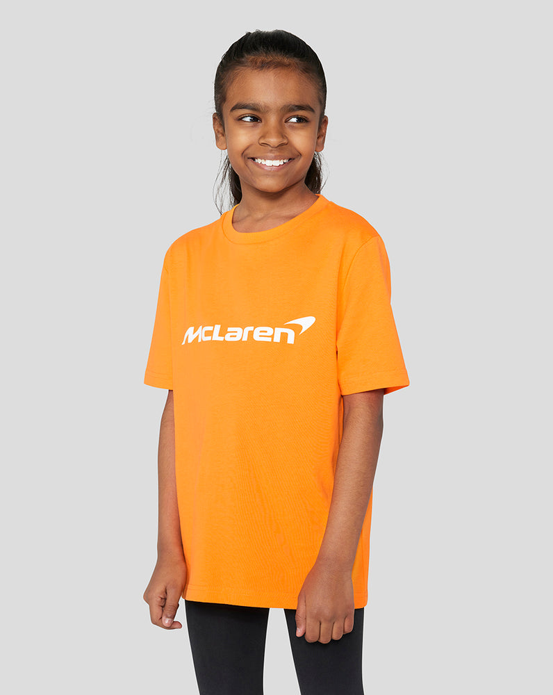 Junior McLaren Automotive Essentials T-Shirt - Papaya