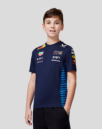 Oracle Red Bull Racing Junior Official Teamline Set Up Tee - Night Sky