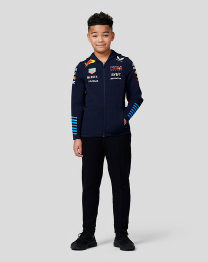 Oracle Red Bull Racing Junior Official Teamline Full Zip Hoodie - Night Sky