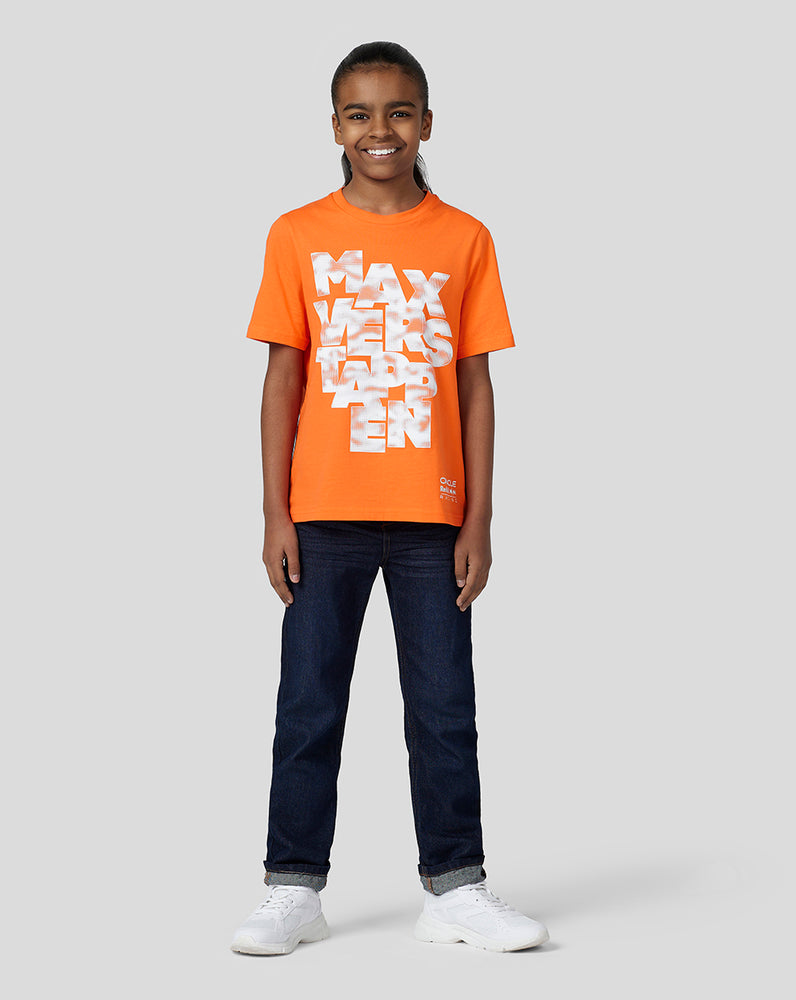 Oracle Red Bull Racing Juniors Max Expression Tee - Exotic Orange