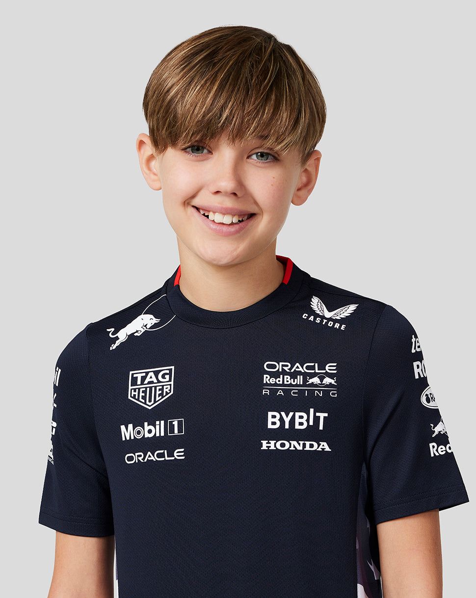 Oracle Red Bull Racing Junior Official Teamline America Race Team T-Shirt - Night Sky - Night Sky