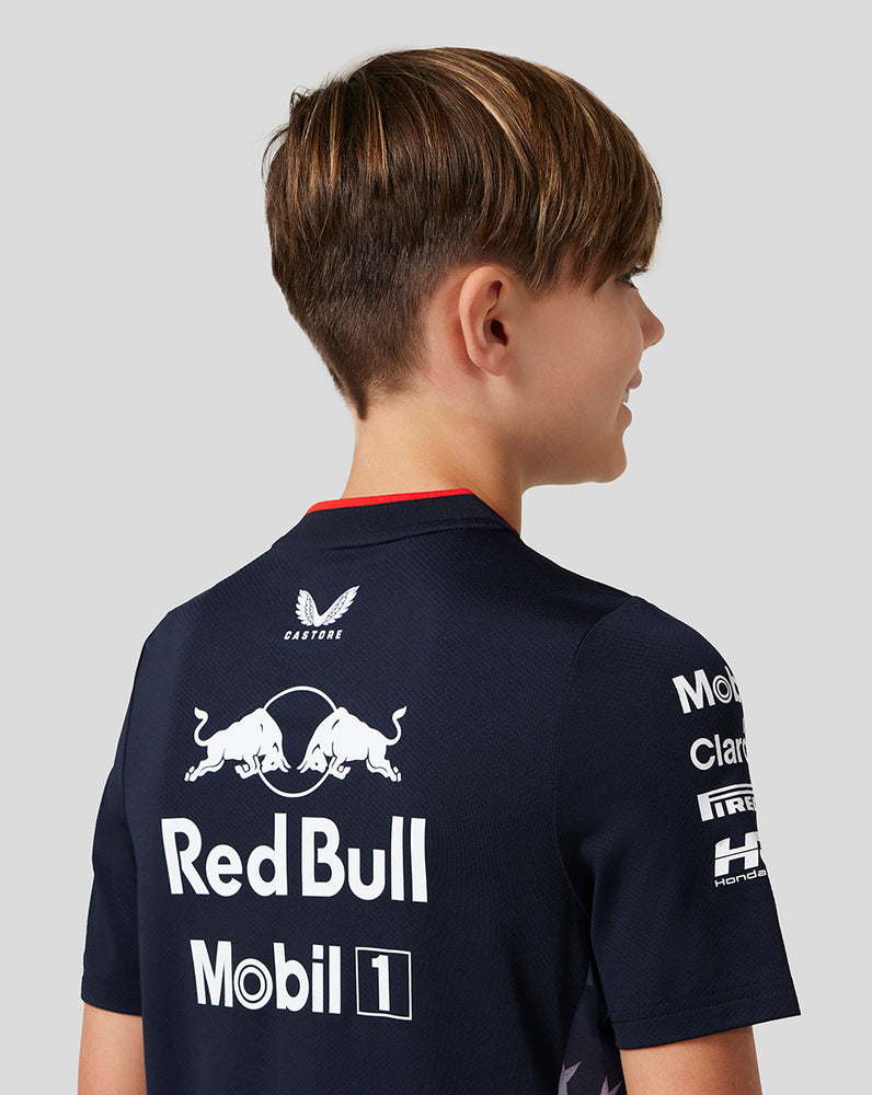 Oracle Red Bull Racing Junior Official Teamline America Race Team T-Shirt - Night Sky
