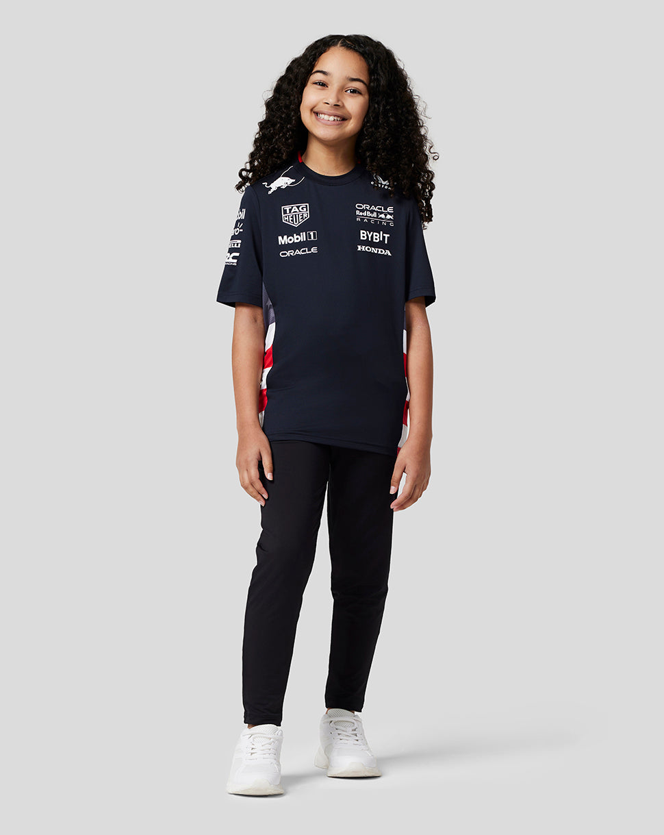 Oracle Red Bull Racing Junior Official Teamline America Race Team T-Shirt - Night Sky - Night Sky