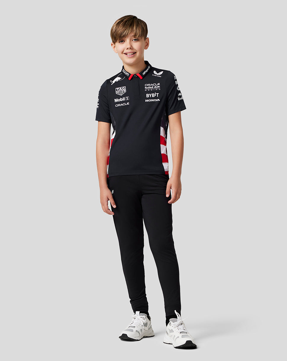 Oracle Red Bull Racing Junior Official Teamline America Race Team Polo - Night Sky - Night Sky