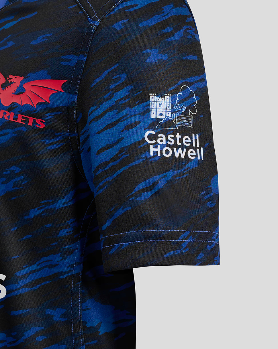 Scarlets Junior 24/25 Away Shirt - Scarlet/Scarlet Sage