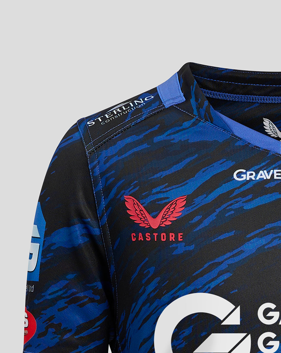 Scarlets Junior 24/25 Away Shirt - Scarlet/Scarlet Sage