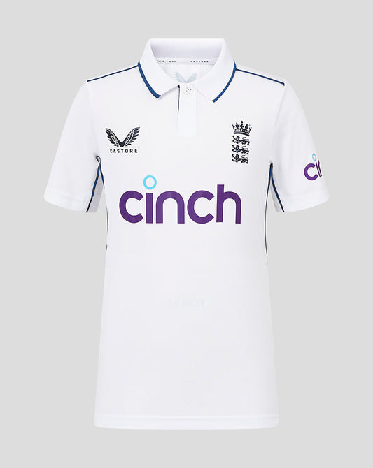 England Cricket 2024 Infant Test Short Sleeve Shirt