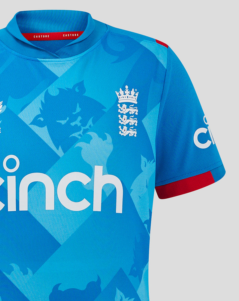 England Cricket Junior 24/25 ODI Short Sleeve Shirt