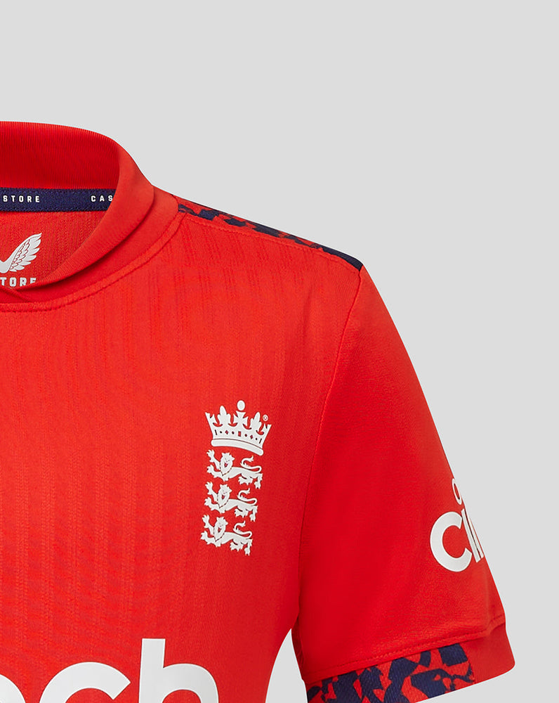 England Cricket Junior 24/25 T20 Short Sleeve Shirt
