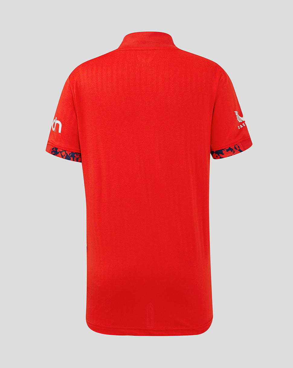 England Cricket Junior 24/25 T20 World Cup Shirt - Red