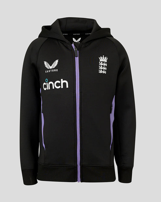 England Cricket Junior 24/25 Full Zip Training Hoody