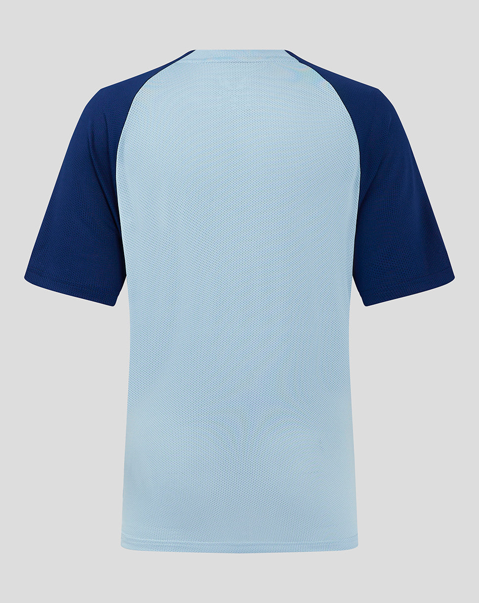 Rangers Junior 24/25 Pro Players Training Short Sleeve T-Shirts - Light Blue
