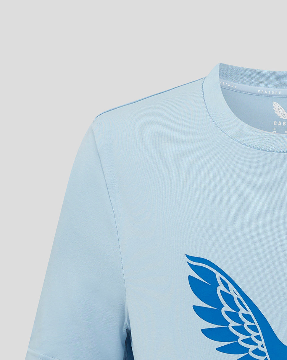 Rangers Junior 24/25 Pro Players Logo T-Shirt - Light Blue