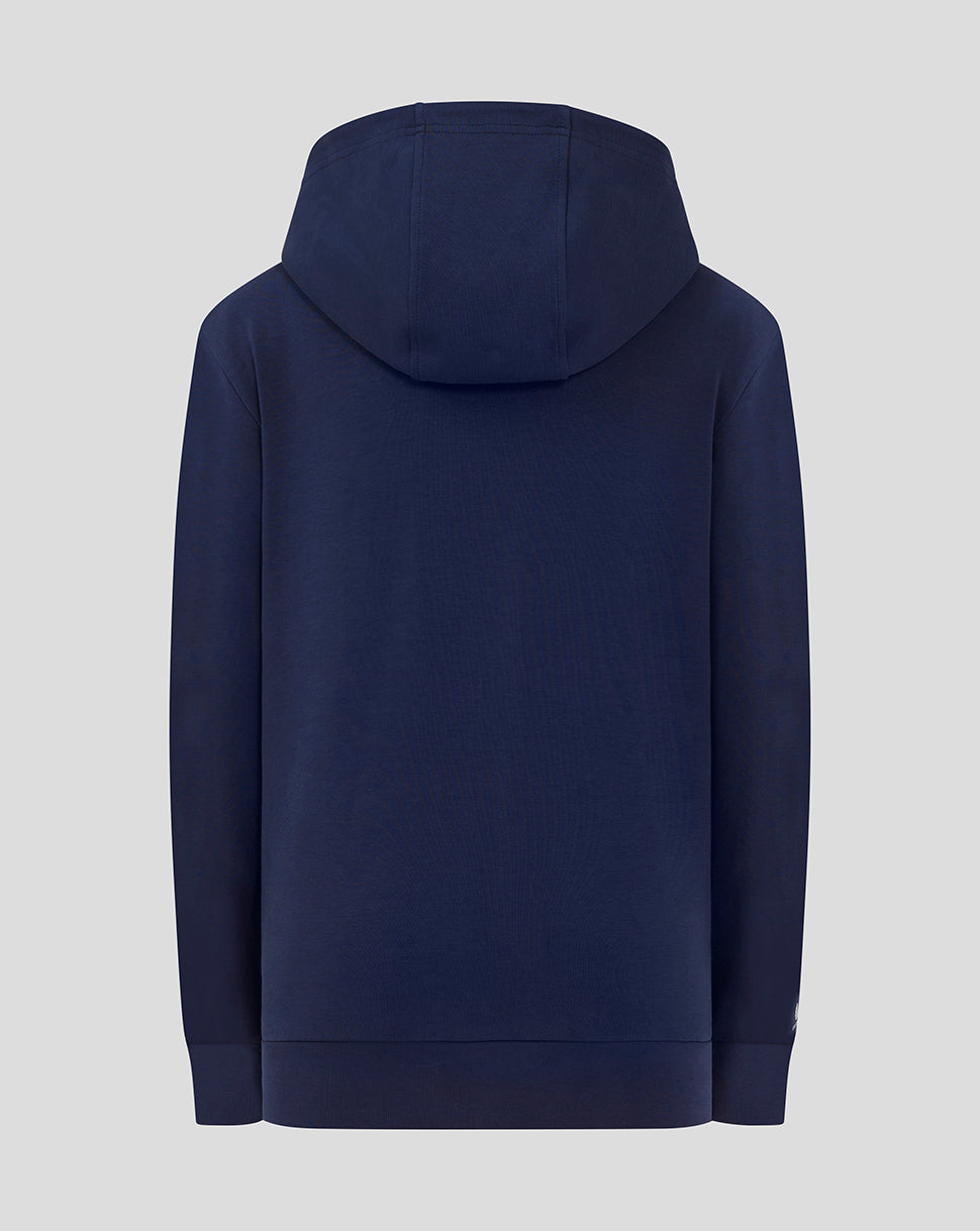 Rangers Junior 24/25 Hooded Travel Jacket - Navy