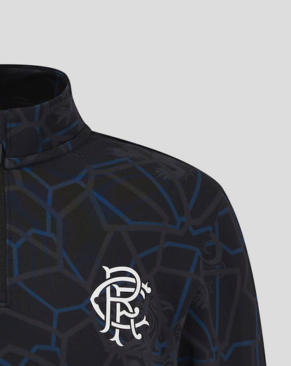 RANGERS JUNIOR 24/25 THIRD MATCHDAY 1/4 ZIP MIDLAYER