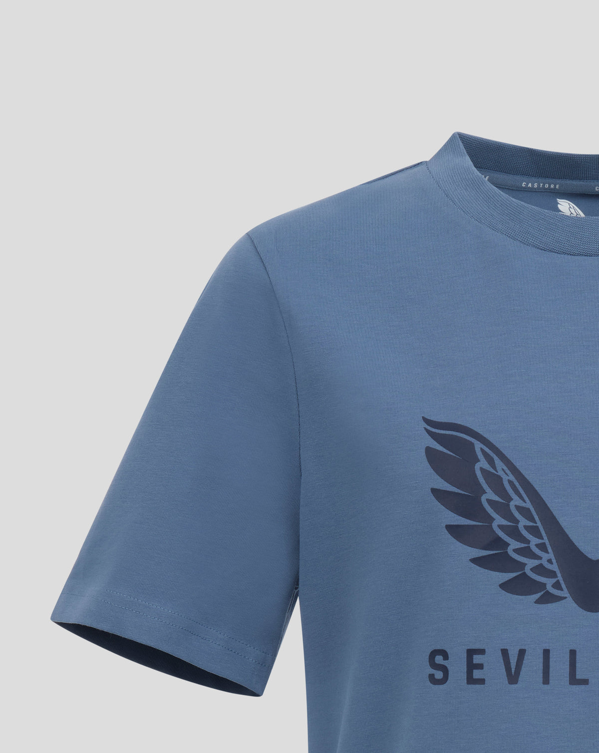 Sevilla Junior Pro Players Lock Up Logo Shirt - Blue - Coronet Blue