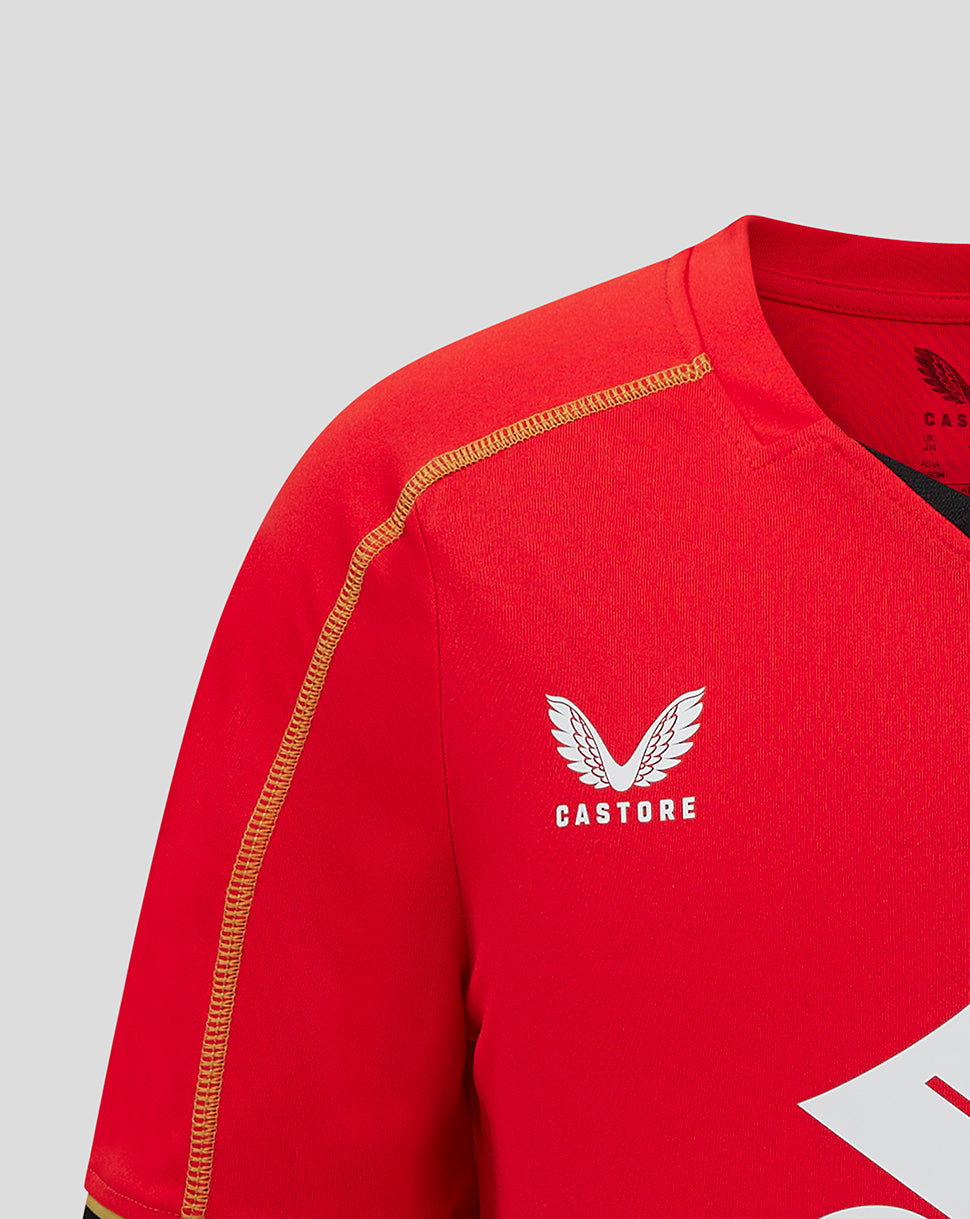 Mk Dons Junior 24/25 Away Shirt - Red