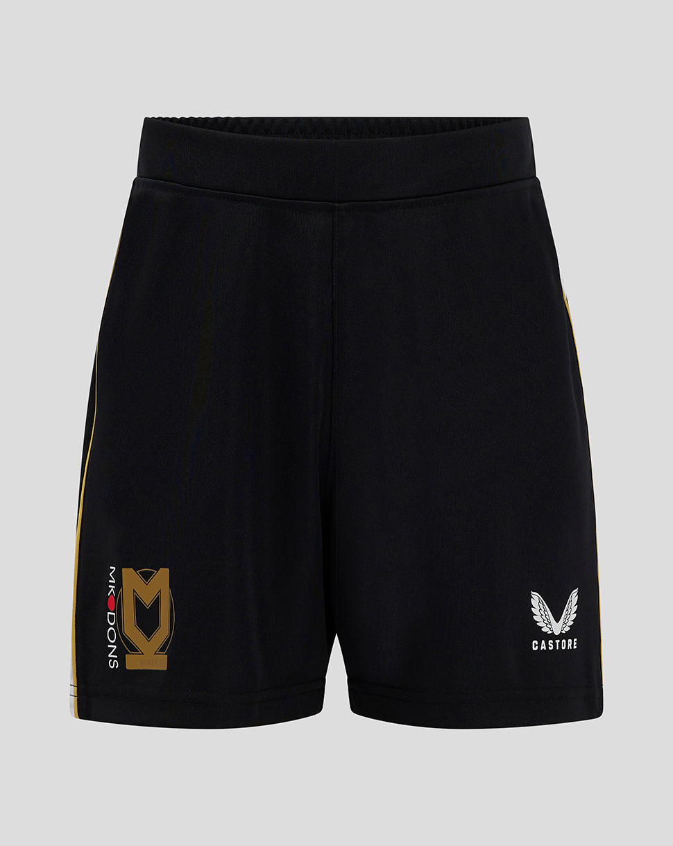 Mk Dons Junior 24/25 Third Shorts - Black