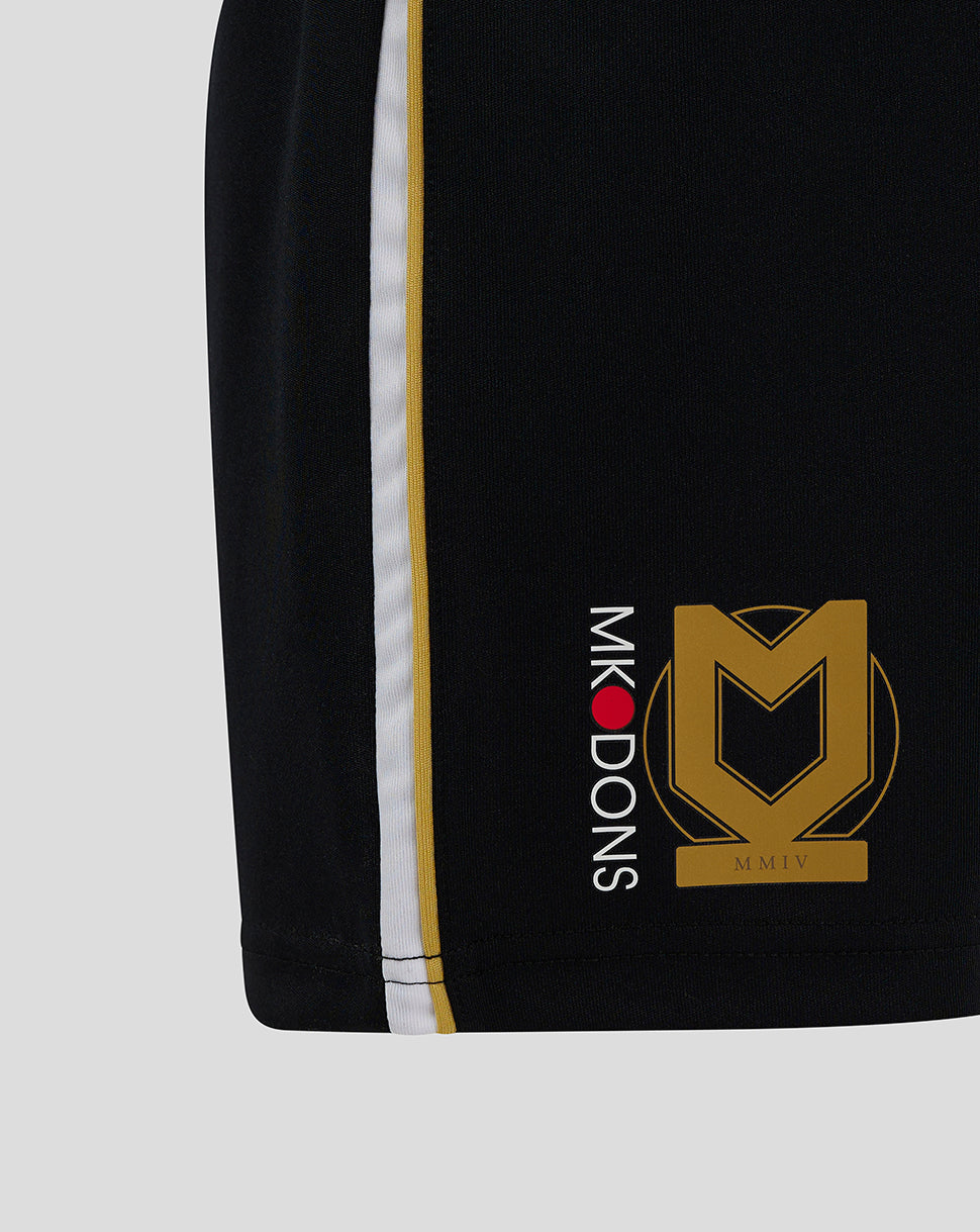 Mk Dons Junior 24/25 Third Shorts - Black