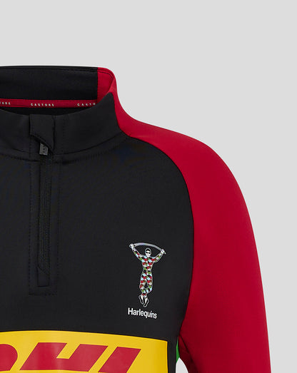 Harlequins Youth 24/25 Training 1/4 Zip - Black