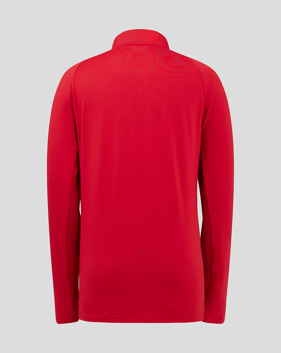 Saracens Junior 24/25 Training 1/4 Zip - Red - Red