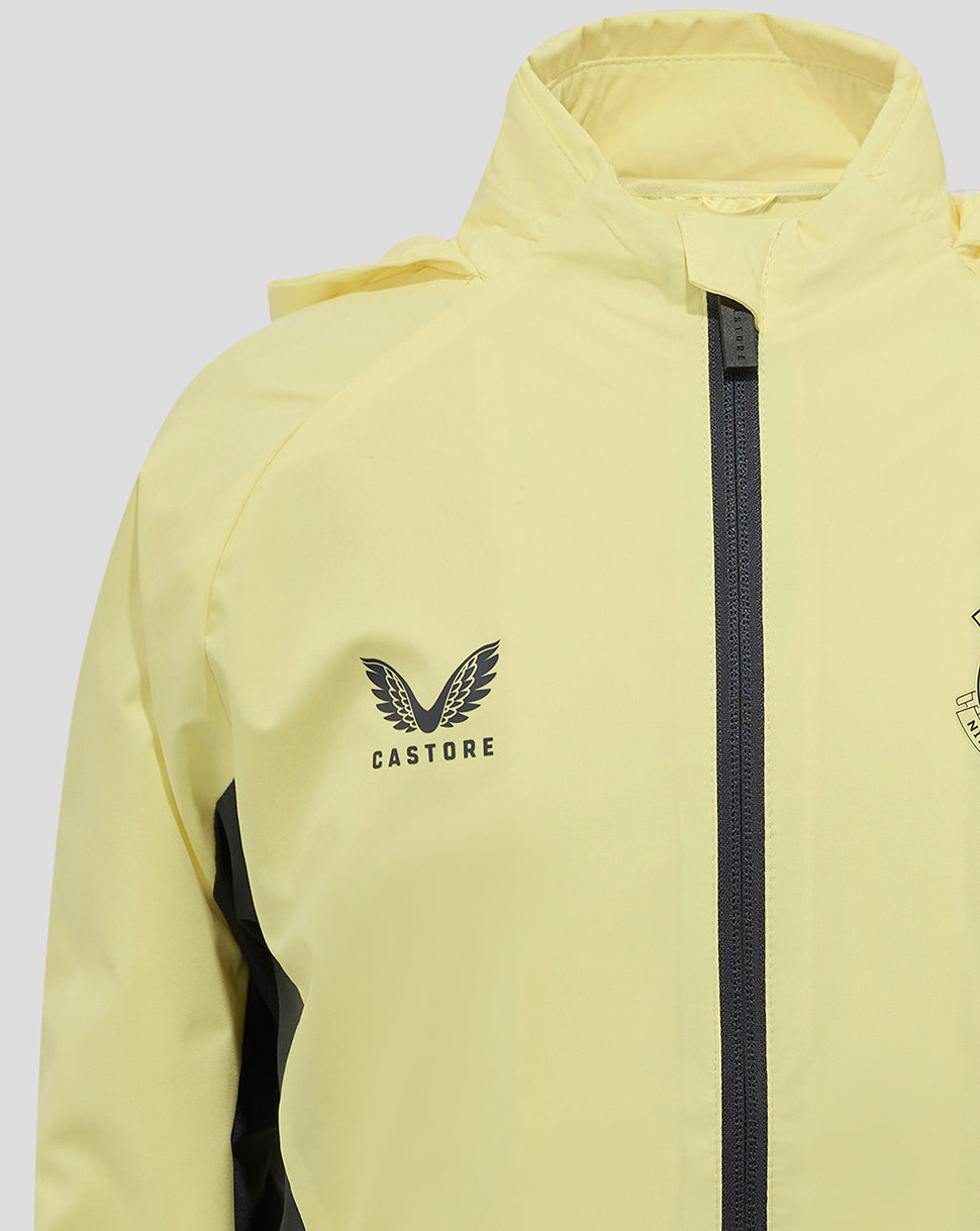 Everton 24/25 Junior Training Rain Jacket - Elfin Yellow/Ebony